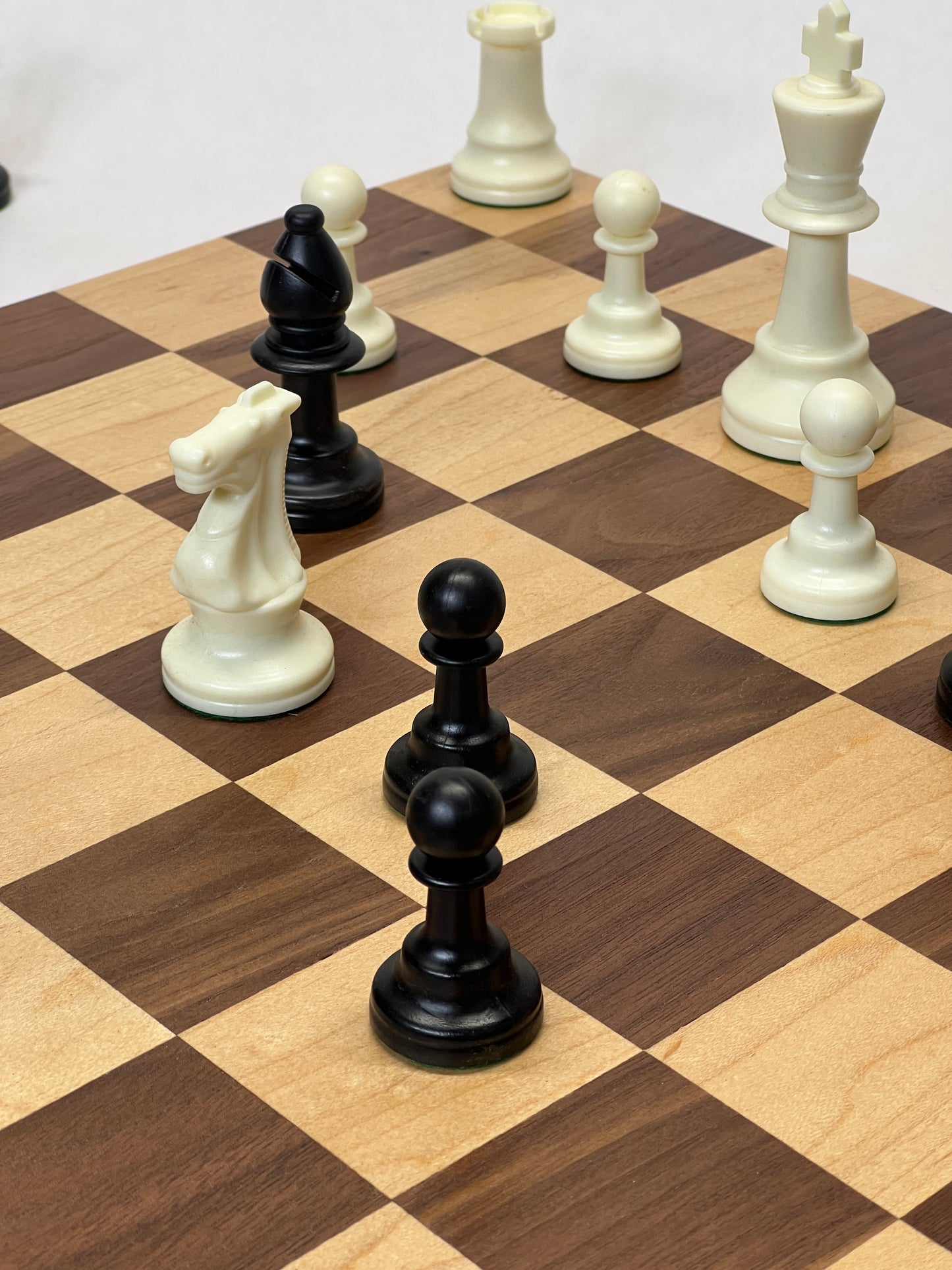 Chess Board - Maple and Walnut