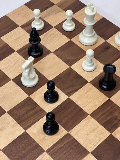 Chess Board - Maple and Walnut