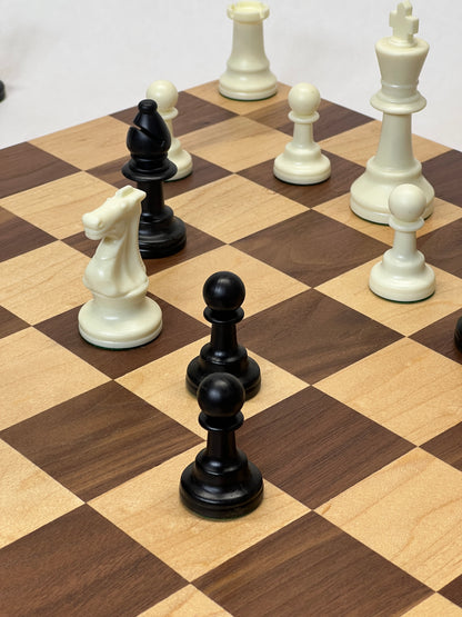 Chess Board - Maple and Walnut